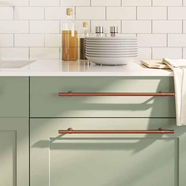 vidaXL Sk&aring;phandtag 20 st brons 320 mm rostfritt st&aring;l