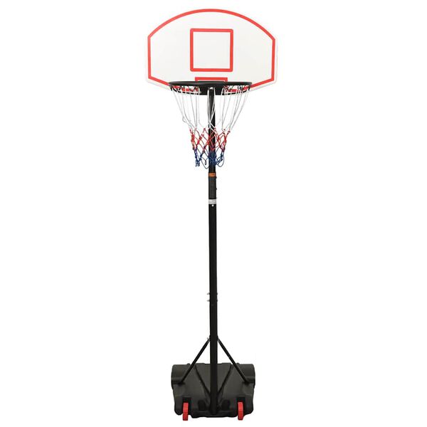 vidaXL Basketkorg med stativ vit 216-250 cm polyeten