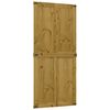 vidaXL Ladug&aring;rdsd&ouml;rr Corona HonungsBrun 90 x 210 cm Massiv furu