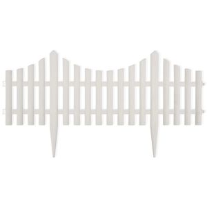 Rabattkant 17 delar/10 m vit