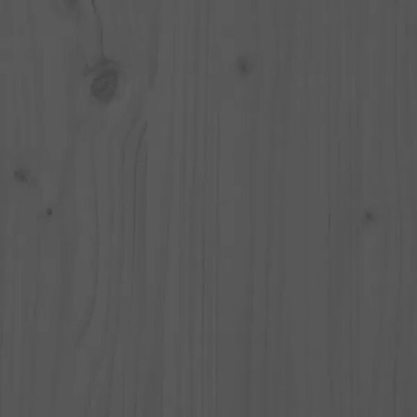 vidaXL S&auml;nggavel gr&aring; 96x4x100 cm massiv furu