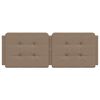 vidaXL Headboard Cushion "Zadar" Cappuccino 120 cm Faux Leather