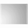 vidaXL LED Badrumsspegel med spegel Transparent 80 x 60 cm h&auml;rdat glas