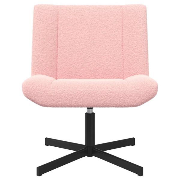 vidaXL Skrivstol Rosa 63 x 75 x 76 cm Sheepskin