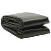 vidaXL Poolskydd svart 400x200 cm PE