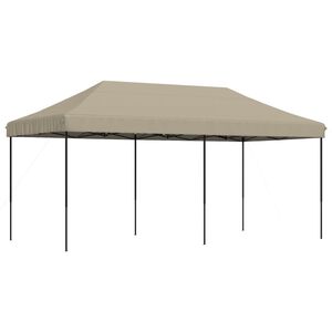 vidaXL Pop-Up hopf&auml;llbart partyt&auml;lt 580x292x315 cm taupe