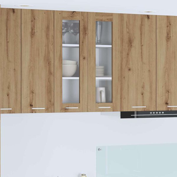 vidaXL H&auml;ngande sk&aring;p Riga Artisan Ek 60 x 31 x 80 cm Konstruerat tr&auml;