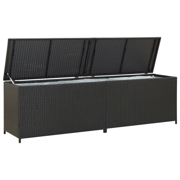 vidaXL Dynbox konstrotting 200x50x60 cm svart