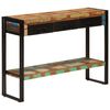 vidaXL Konsolbord 110x30x76 cm massivt &aring;tervunnet tr&auml;