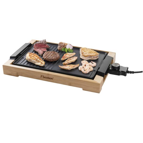Bestron Bordsgrill bambu AG2000BB 47x26 cm 2000 W