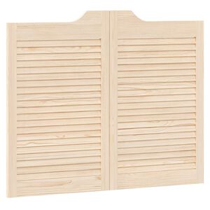 vidaXL Sv&auml;ngd&ouml;rrar Naturlig 80 x 50 cm Massiv furu