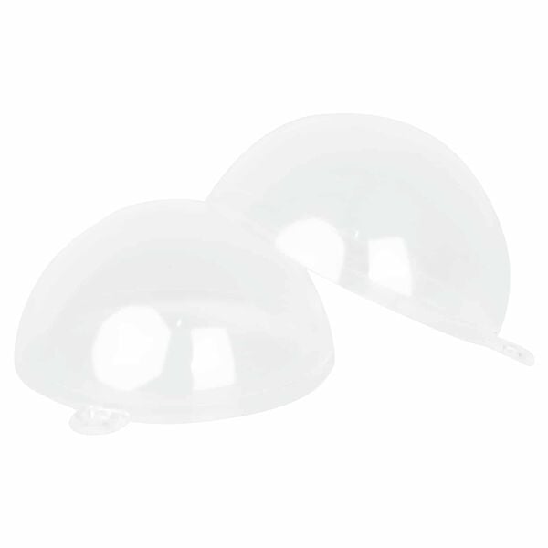 vidaXL Julprydnad Set 50 pcs Transparent &Oslash; 5 cm