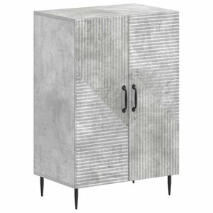 vidaXL Skosk&aring;p HAARLEM 59,5 x 39,5 x 89,5 cm Konstruerat tr&auml; Betonggr&aring;