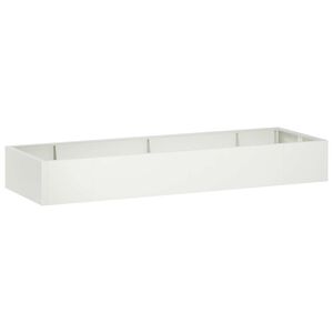 vidaXL St&ouml;dv&auml;gg 8 st 300 x 100 x 30 cm St&aring;l Vit