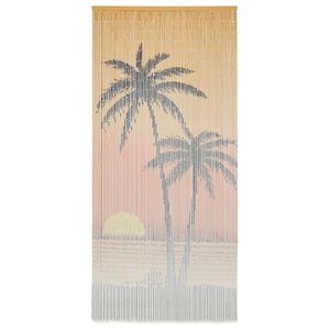 vidaXL D&ouml;rrdraperi i bambu 90x200 cm