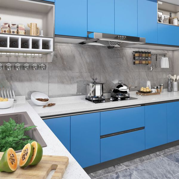 vidaXL Dekorplast azur 500x90 cm PVC