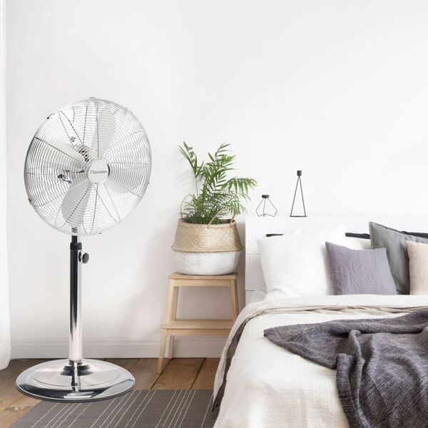 Bestron Piedestal fl&auml;kt 45 cm 50 W krom DFS45S