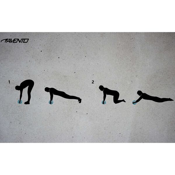 Avento Ab-Roller Power svart och blå