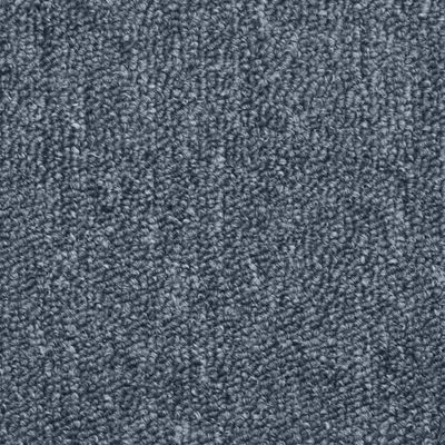 vidaXL Trappstegsmattor 15 st mörkgrå och blå 65x24x4 cm