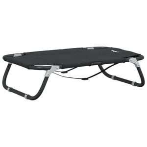vidaXL Hunds&auml;ng 90 x 55 x 18 cm St&aring;l Svart