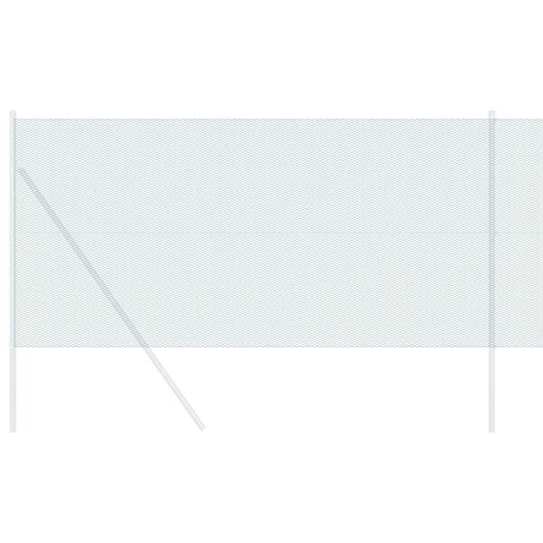 vidaXL Hexagonstängsel Grön 1.2 x 50 m Stål