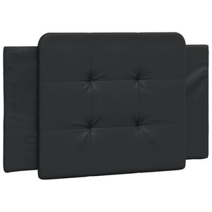 vidaXL Headboard Cushion "Zadar" Black 80 cm Faux Leather