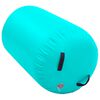 vidaXL Uppbl&aring;sbar gymnastikrulle med pump 100x60 cm PVC gr&ouml;n