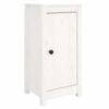 vidaXL Sk&auml;nk vit 39x35x80 cm massiv furu