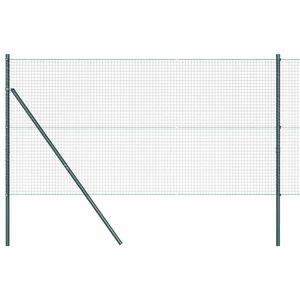 vidaXL Svetsat tr&aring;dgaller markf&auml;ste 25 x 1,4 m PVC-belagda st&aring;l Gr&ouml;n