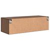 vidaXL Träskåp med låda Brun Ek 100,5 x 39 x 30 cm Konstruerat trä