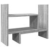 vidaXL Skrivbordshyllor gr&aring; sonoma 38,5x17x39 cm konstruerat tr&auml;