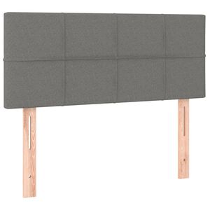 vidaXL S&auml;nggavel m&ouml;rkgr&aring; 100x5x78/88 cm tyg