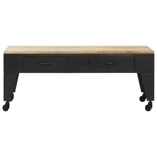 vidaXL Soffbord 100x60x40 cm massivt mangotr&auml;