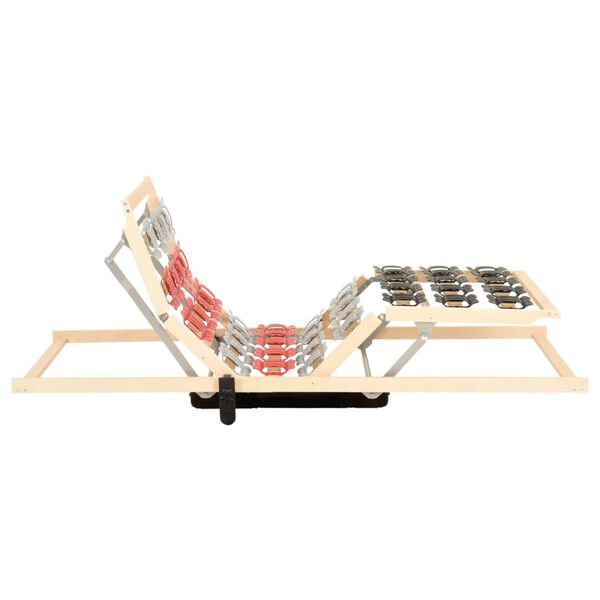 vidaXL Ribbotten med st&auml;llbart huvud- och fotomr&aring;de 80x200 cm