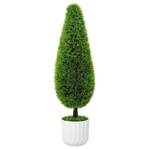 vidaXL Kunstig Tall Gr&ouml;n 24 x 24 x 90 cm Plast