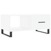 vidaXL Soffbord vit 90x50x40 cm konstruerat tr&auml;