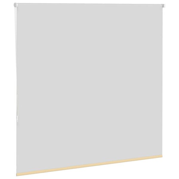 vidaXL Rullgardin m&ouml;rkl&auml;ggningsbar beige 155x175 cm tyg bredd 151,6 cm