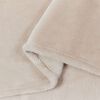 vidaXL Kastfilt Beige 220 x 240 cm Fleece