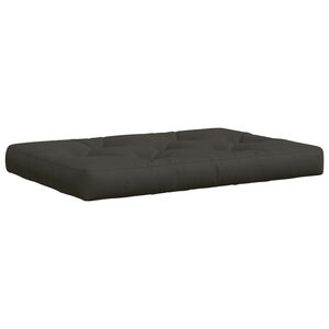 vidaXL Pallkudd VIANEN 100% Polyester Antracit 120 x 80 x 12 cm