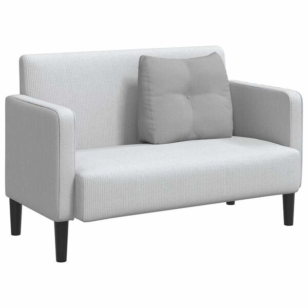 vidaXL Ryggkudde Moln Gr&aring; 60 x 24 x 50 cm tyg