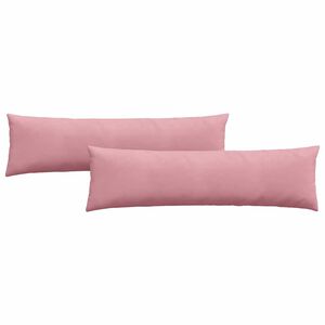 vidaXL Sofakuddar 2 pcs Rosa 145 x 40 cm Kordread tyg