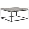 vidaXL Soffbord 75x75x38 cm betonggr&aring;