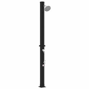 vidaXL Solardusch med duschhuvud och kran 20 l PVC, ABS, Zinklegering