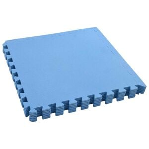 vidaXL Pool grundmatta 6 pcs Bl&aring; 2,16 ㎡ EVA-skum