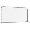 vidaXL Fotbollsn&auml;t med rebounder svart 366x90x183 cm HDPE