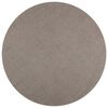 vidaXL Omr&aring;desmattor Rund LUGO Taupe &Oslash; 160 CM Polyester