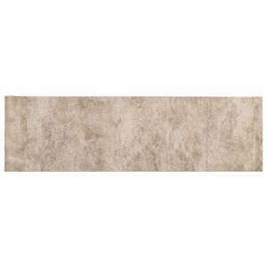 vidaXL K&ouml;ksmatta Beige betong 150 x 45 cm 100% Polyamid Tv&auml;ttbar
