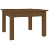 vidaXL Soffbord honungsbrun 45x45x30 cm massiv furu