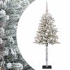vidaXL Konstgjord julgran med kulor 120 cm 150 LED-lampor Varmvit