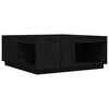 vidaXL Soffbord svart 100x101x40,5 cm massiv furu